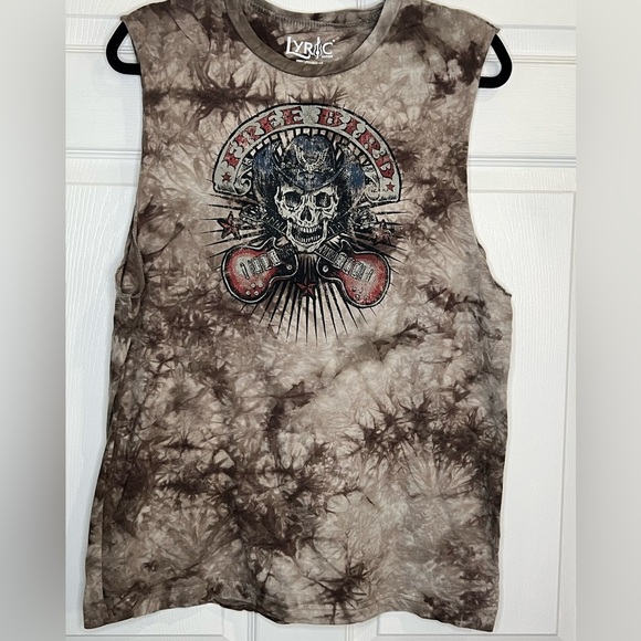Lyric Nation Lynyrd Skynyrd Free Bird Men’s Sleeveless tee - Size Large (42/44) - Picture 1 of 4